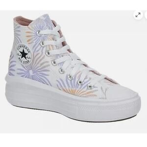 Converse Chuck Taylor Move High Top Floral Canvas Shoes A06672C Size 6.5 NWT